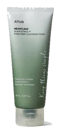 Anua Heartleaf Quercetinol Pore Deep Cleansing Foam — cleansing foam