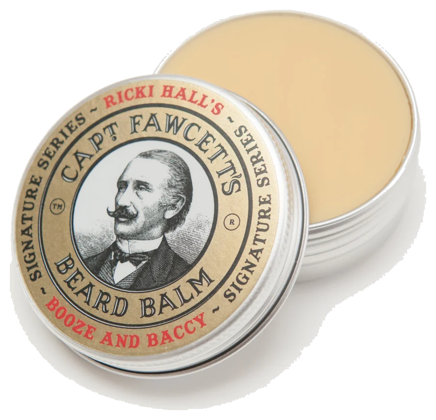 Captain Fawcett Ricki Hall Booze & Baccy Beard Balm — balm