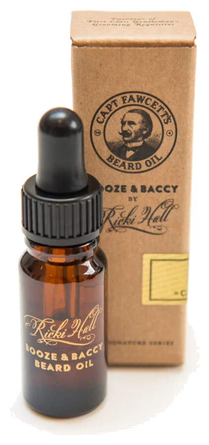 Captain Fawcett Ricki Hall Booze & Baccy Beard Oil — oil