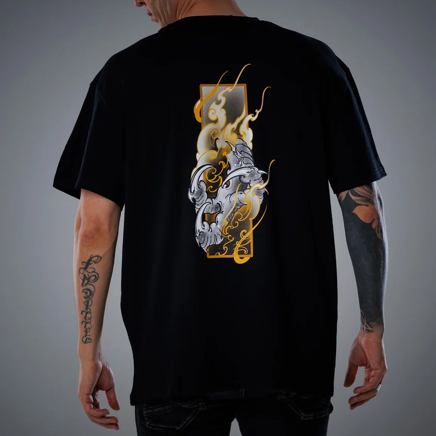 Rempire Three Elements Fire — oversized tee