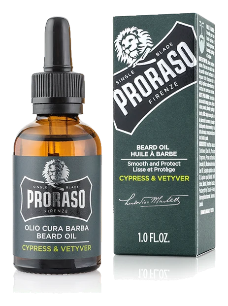 Proraso Beard Oil Cypress Vetyver — beard oil
