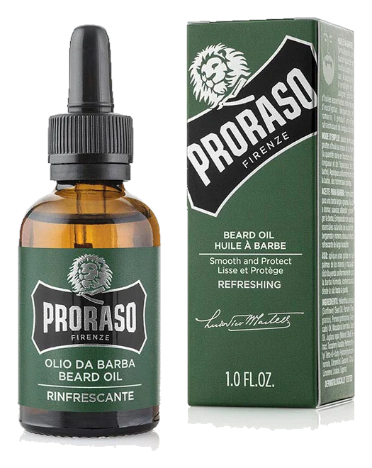 Proraso Beard Oil Green Refreshing — beard oil