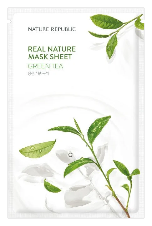 Nature Republic GREEN TEA MASK SHEET — mask